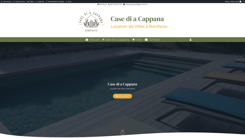 Site Internet Case di a Cappana Bonifacio